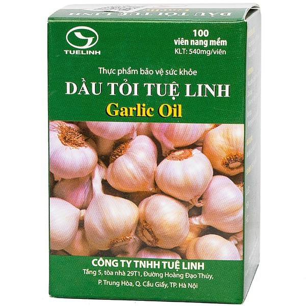 Dầu Tỏi Tuệ Linh Hộp 100 Viên - Garlic Oil Tuệ Linh - cvspharmacy