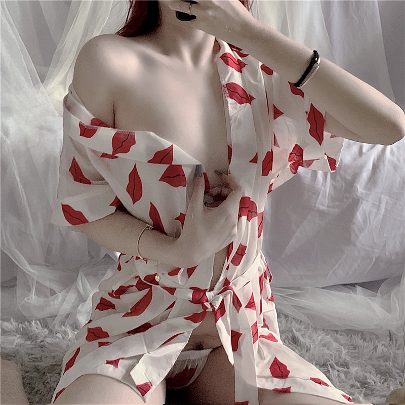 Áo choàng ngủ voan hoa xuyên thấu nhiều hoạ tiết  ACH005 - QuinBee | BigBuy360 - bigbuy360.vn