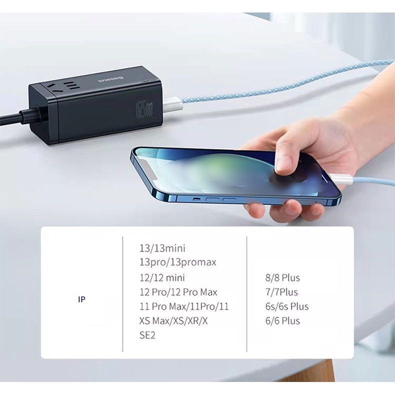 Dây cáp sạc 20W bọc dù Type-C to Lai ning hỗ trợ sạc nhanh cho điện thoại phụ kiện - Orio KH-P