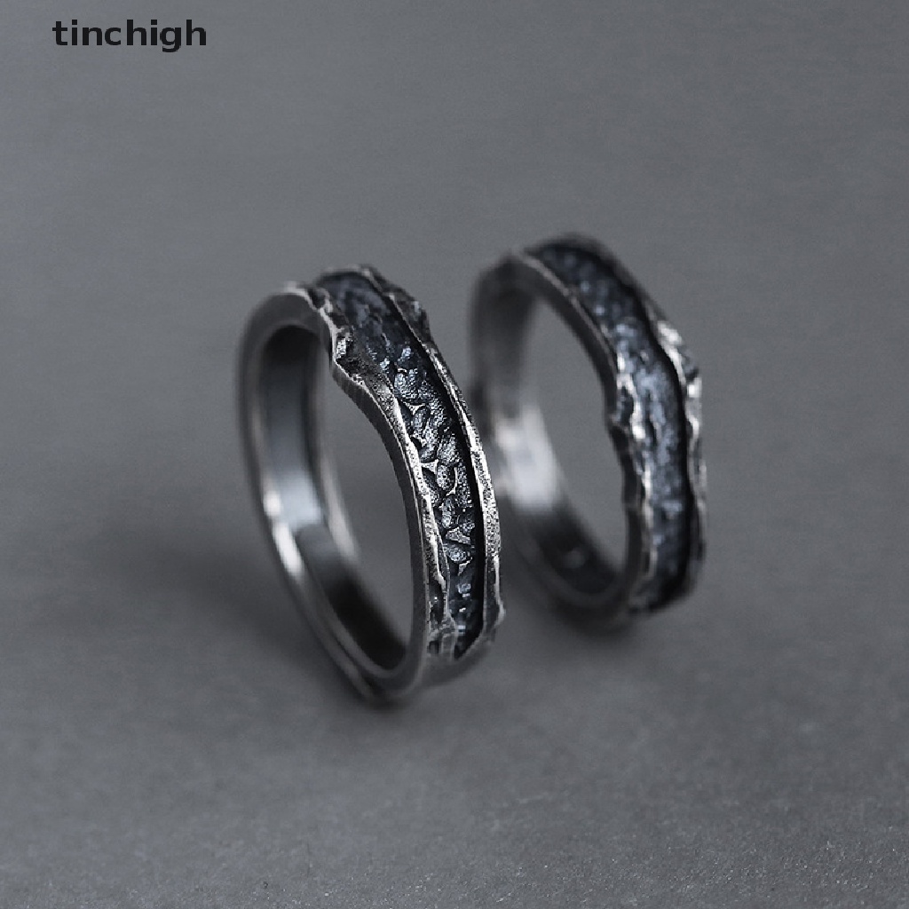 [TICHIG] Nhẫn Cặp Đôi Phong Cách Retro Đơn Giản