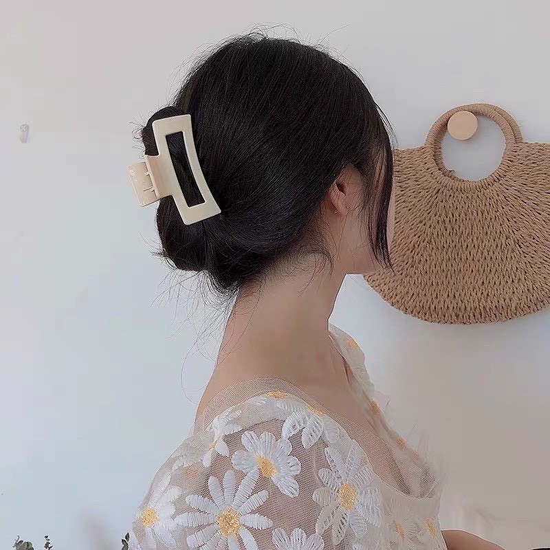 Cặp tóc chữ nhật trendy Hàn Quốc ngọt ngào dễ thương - MiuSua