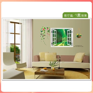 Decal Dán Tường Trang Trí, Decal cửa sổ 3D