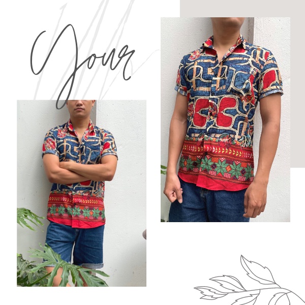 Áo sơ mi thổ cẩm  lụa cát họa tiết đi biển 🌈FREESHIP🌈 áo nam chất đẹp ngắn tay - họa tiết thổ cẩm phom vừa - Hugo Shop