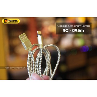 Cáp Sạc Remax RC - 095m Từ Nam Châm Đèn Led - Cáp Android