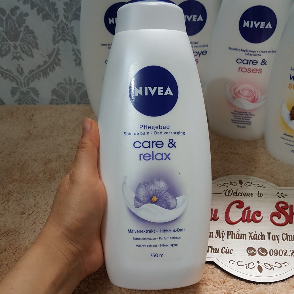 Sữa tắm Nivea Đức 750ml [hàng chuẩn]