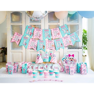 Set đồ trang trí sinh nhật chủ đề LOL