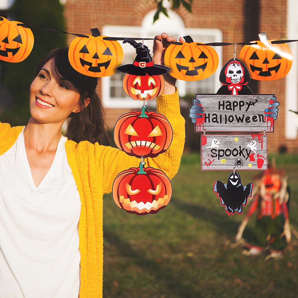 Biển Hiệu Treo Cửa Trang Trí Halloween