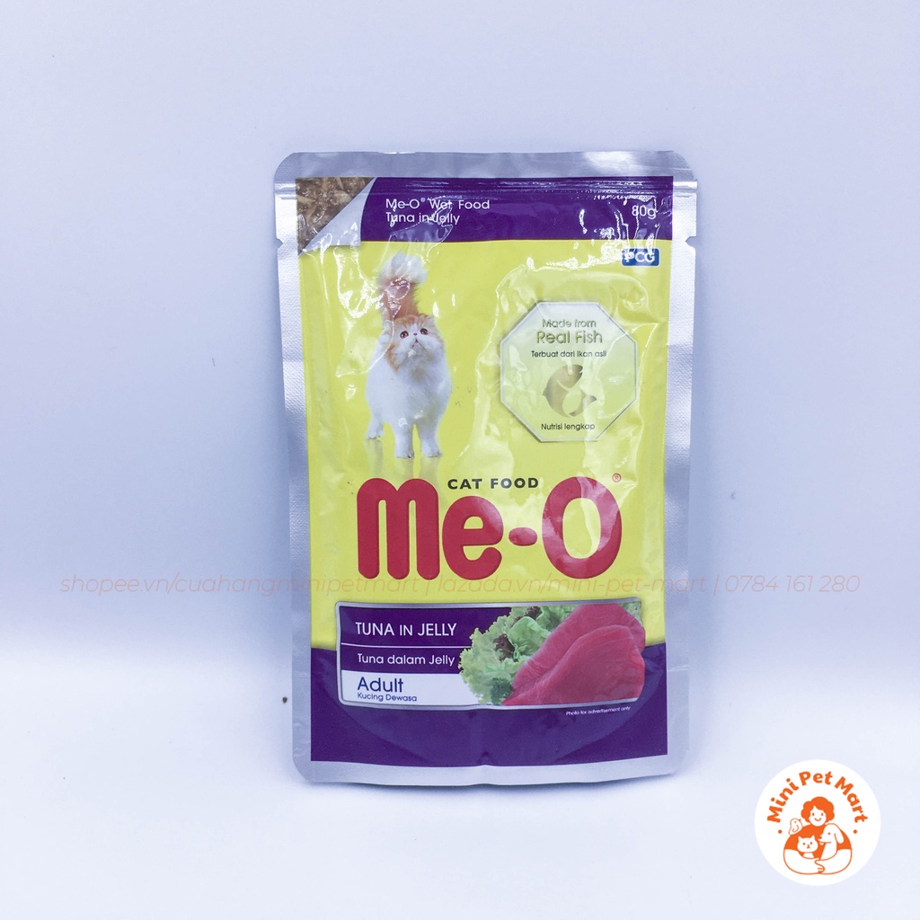Pate gói cho mèo con và mèo trưởng thành ME-O 80g