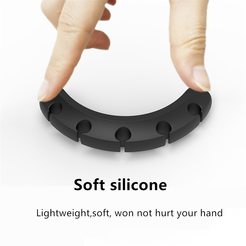 Kẹp giữ dây cáp gọn gàng tiện lợi Kẹp giữ dây cáp Elough bằng silicon sắp xếp để bàn thích hợp cho dây cáp tai nghe chuột