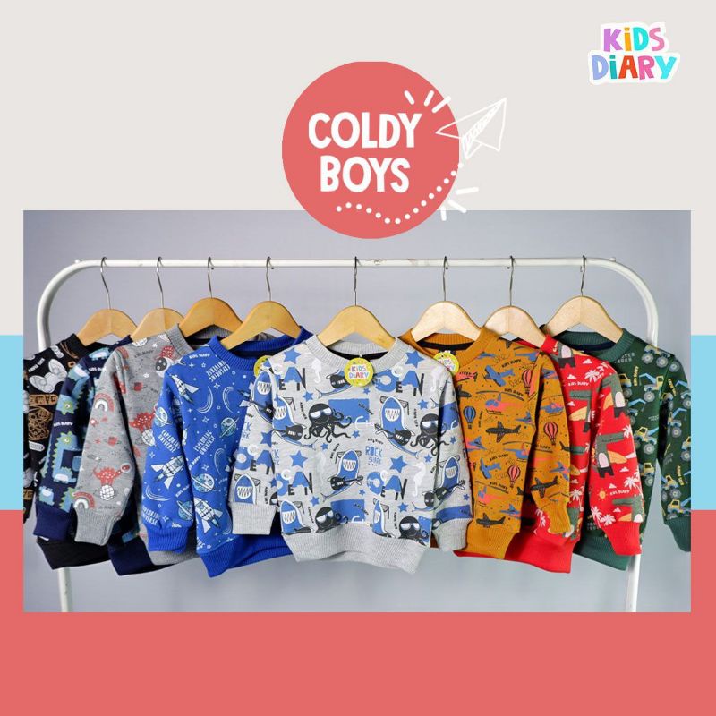 Áo Sweater Thời Trang Cá Tính Cho Bé Trai #1-8 Năm Tuổi