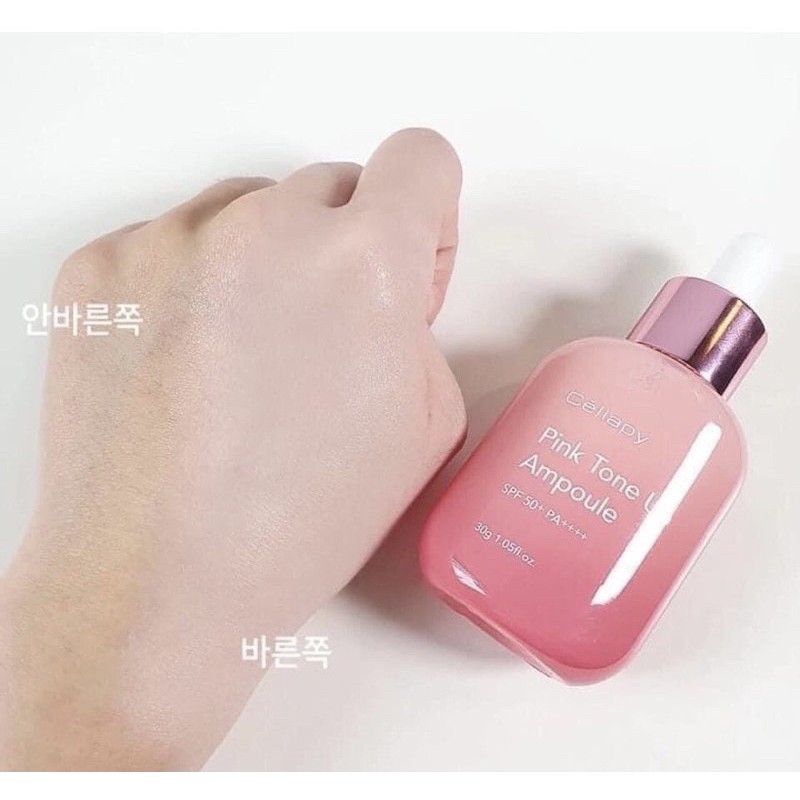 [MẪU MỚI] Serum CELLAPY Pink Tone Up Ampoule SPF 50+ PA++++ HÀN QUỐC