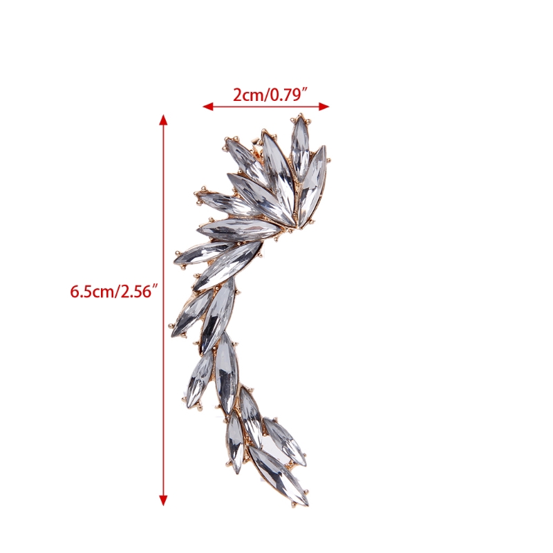 Khuyên Vành Tai Đính Đá Lấp Lánh Sang Trọng Cho Nữ