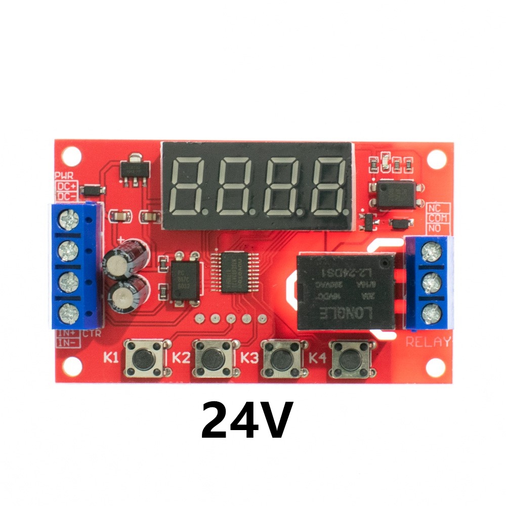 Mô Đun Rơ Le Hẹn Giờ DC 5V 12V 24V 10A