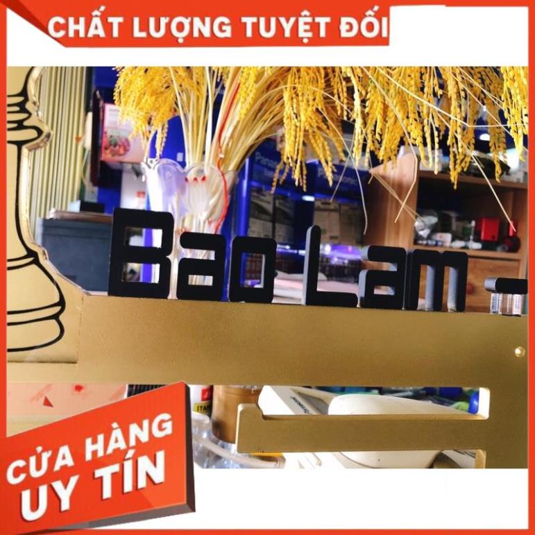 Mẫu mới cờ vua 58x27 chữ đen mờ nổi bật, siêu xinh