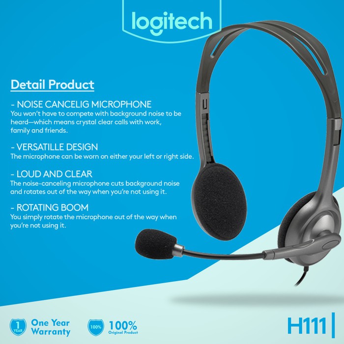 Tai Nghe Logitech H111 H-111 Chính Hãng