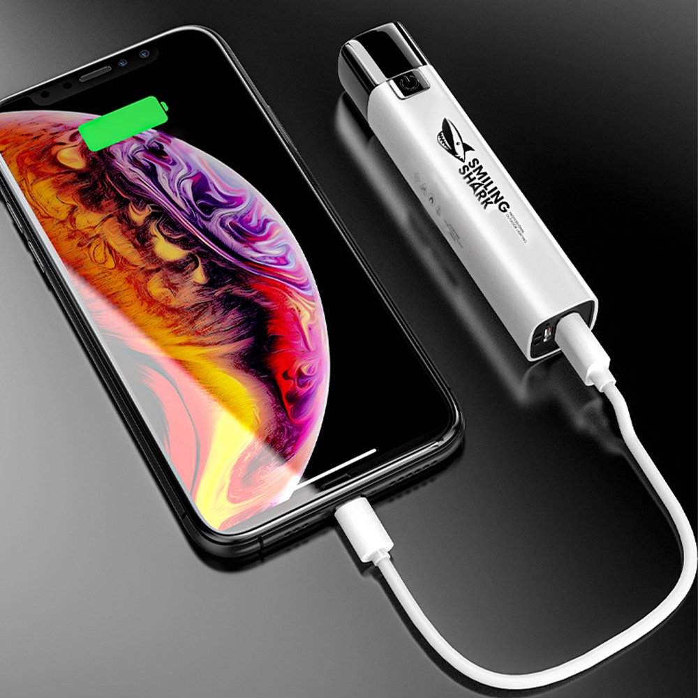 Đèn pin led VIRWIR siêu sáng 2 trong 1 3 chế độ sáng có thể sạc lại