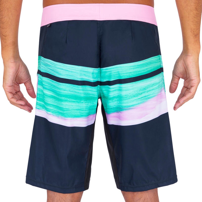 Quần short lướt ván risca Decathlon Olaian 500 - đen