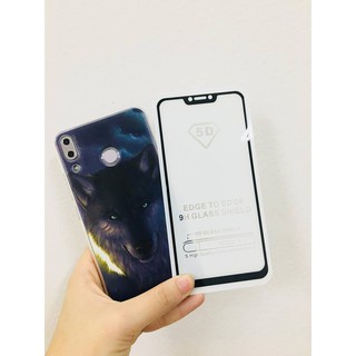 Combo cường lực và ốp silicon Asus Zenfone 5 2018