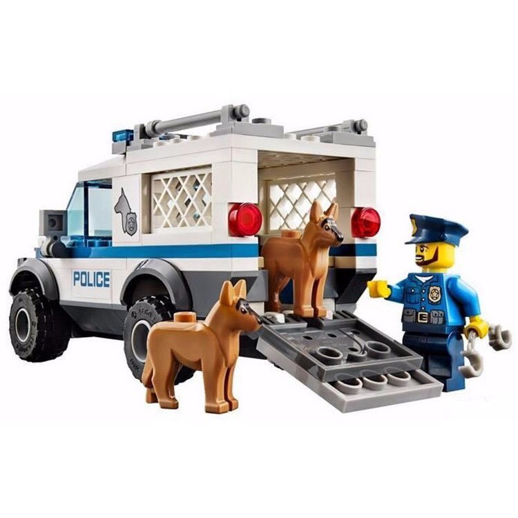 Đồ chơi lego xếp hình lắp ráp urban biệt đội chó cảnh sát 250 pcs no.10419