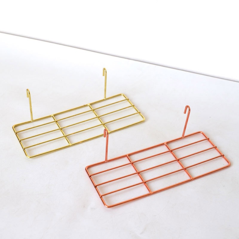 Qq * Giỏ Lưới Kim Loại Đựng Chậu Cây Mini Handmade