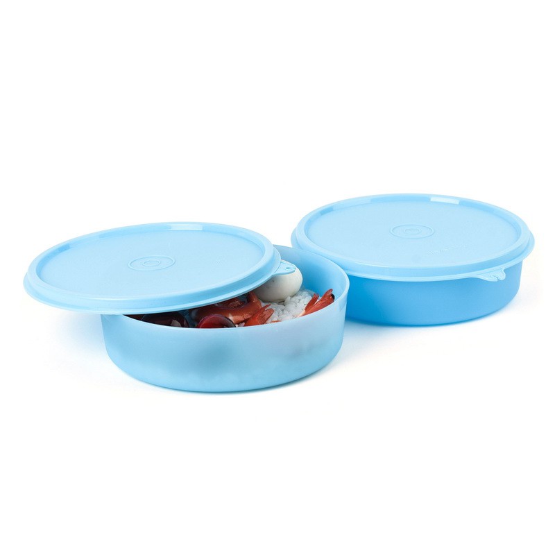 Bộ 4  hộp tròn bảo quản thực phẩm ngăn mát tủ lạnh Tupperware TU38