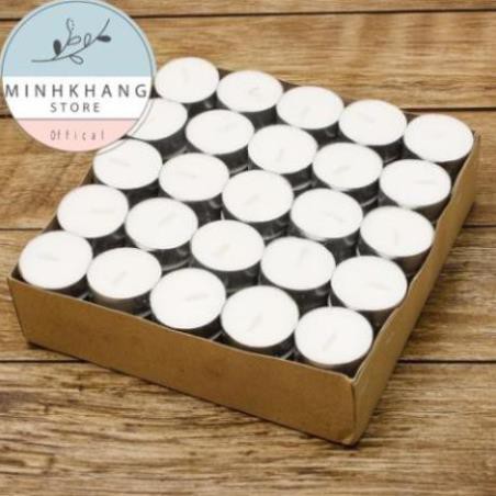 100 VIÊN NẾN LOẠI 1 - TEALIGHT không khói (100 viên)
