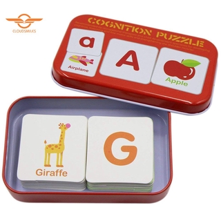 Set thẻ học tập mảnh ghép bảng chữ cái chống xé độc đáo
