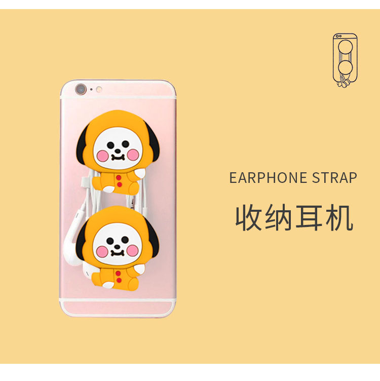 Móc Giá Đỡ Điện Thoại In Hình Bt21 Dễ Thương