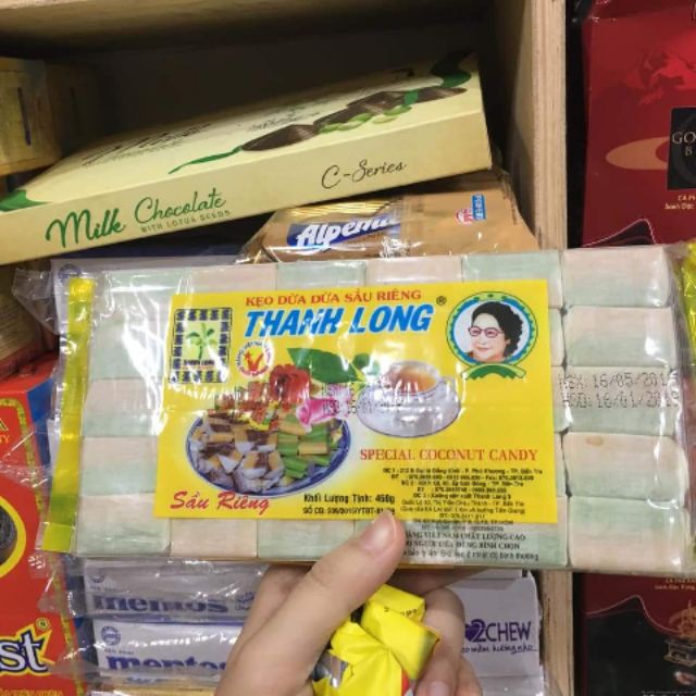 Kẹo dừa Thanh Long gói 450gr