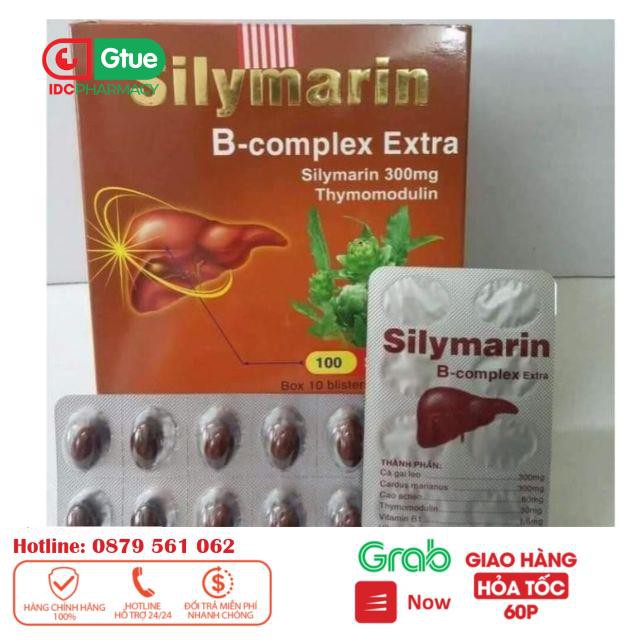 [CHÍNH HÃNG] VIÊN UỐNG BỔ GAN SILYMARIN B-COMPLEX EXTRA - HỘP 100V