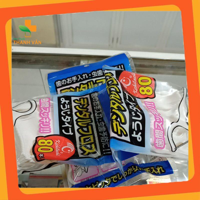 Tăm chỉ nha khoa xuất Nhật gói 80cây Cao cấp