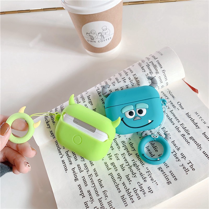 Monster University Cute Cartoon AirPods 3 Silicone Case Mike Sullivan AirPods Pro Silicone Case