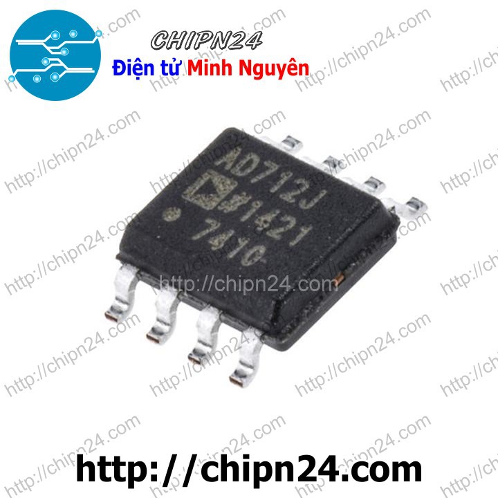 [1 CON] (SOP) IC Dán AD712 SOP-8 (SMD) (AD712JRZ AD712JR AD712J 712)