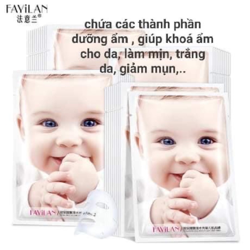 [RẺ VÔ ĐỊCH] FREESHIP mặt nạ baby skin dưỡng ẩm dưỡng trắng mềm mịn da như em bé | BigBuy360 - bigbuy360.vn