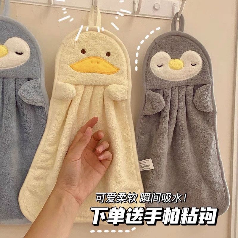 khăn lau tay siêu thấm hút hình thú vui nhộn cho phòng thêm xinh