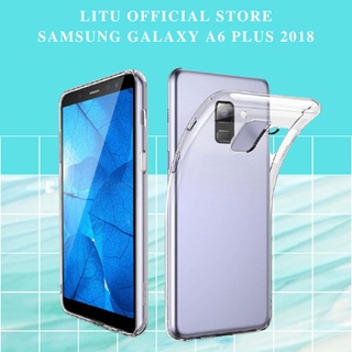 Ốp samsung galaxy a6 plus 2018 / a6+ - ốp lưng silicon samsung dẻo trong suốt