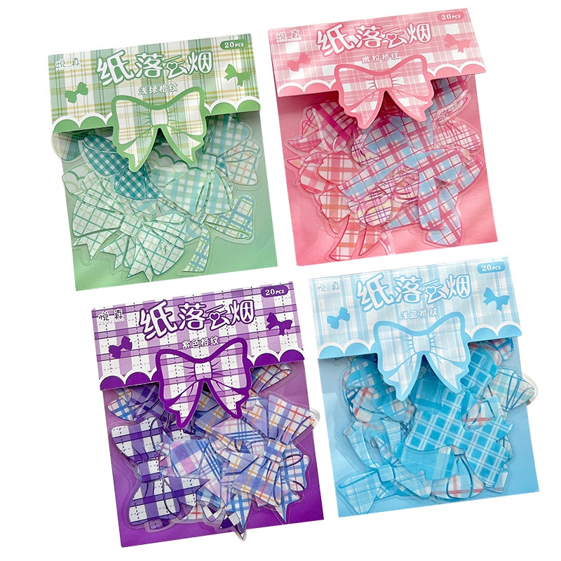 Set 20 Miếng Dán Trang Trí Album Ảnh DIY Bằng PVC Dễ Thương Xinh Xắn