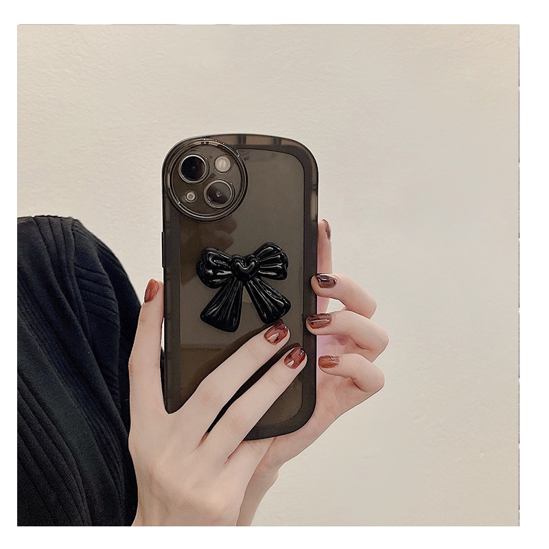 Casing Huawei Nova 10 Pro 9 SE Y90 Y70 Cute Candy Laser Bow Fine Hole Oval Clear Airbag Shockproof Soft Phone Back Case Cover NKS 04