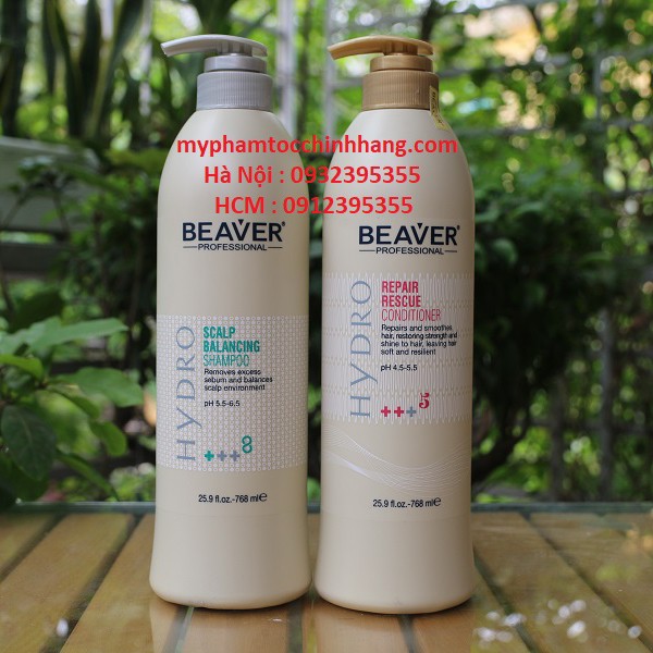 DẦU GỘI XẢ BEAVER 768ML*2 (CHĂM SÓC DA ĐẦU+ PHỤC HỒI TÓC HƯ TỔN)