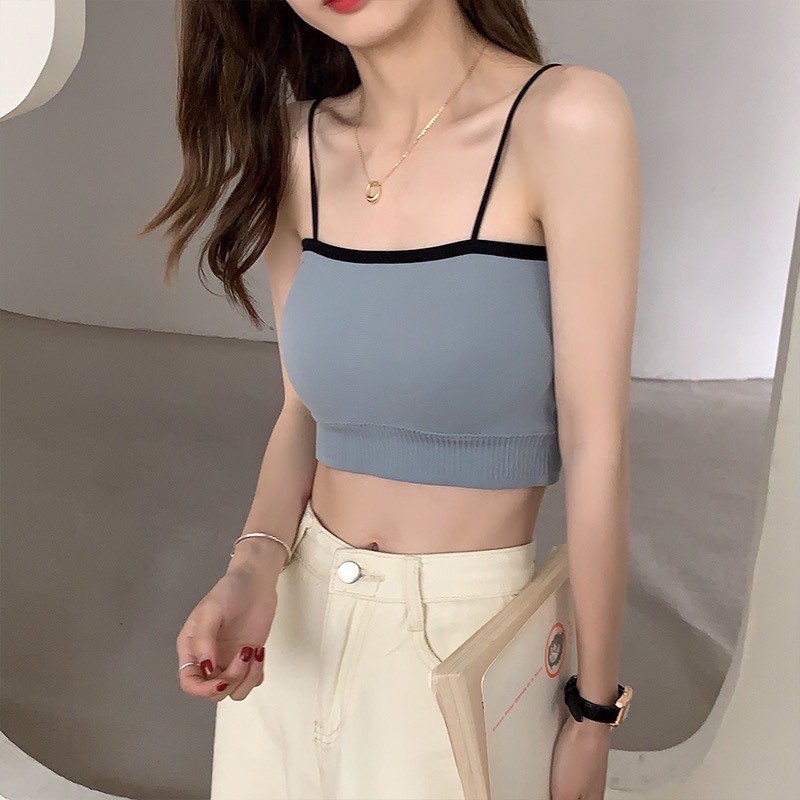 Mẫu mới- Áo bra cotton gam màu pastel quyến rũ( có mút đệm ngực)