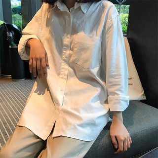 Áo sơ mi trắng nam nữ unisex
