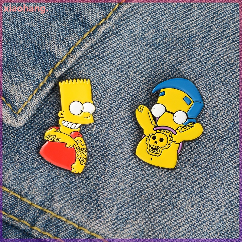 Ghim Cài Áo Hình Nhân Vật Hoạt Hình Vui Nhộn