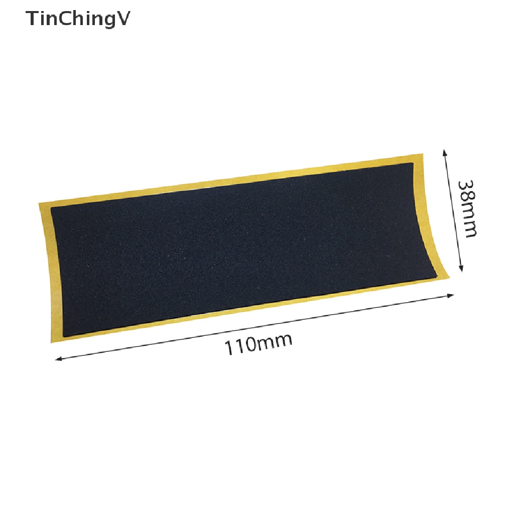 Set 10 miếng dán ván trượt ngón tay màu đen chuyên dụng