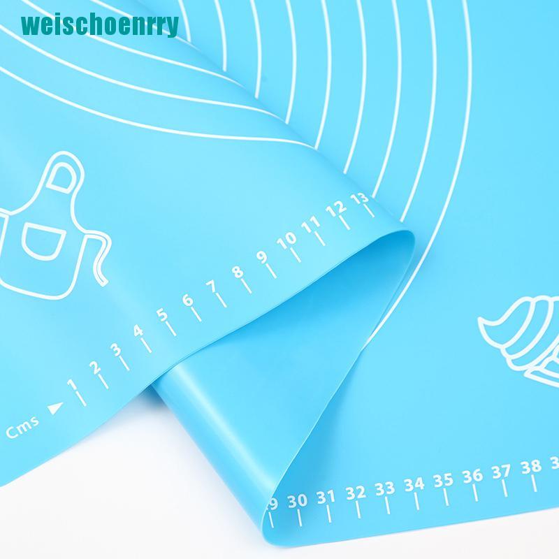 Rér●Thảm Nhào Bột Làm Bánh Bằng Silicon Chống Dính Kích Thước 26 * 29cm