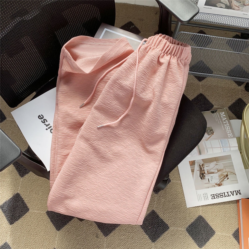 Quần Dài Ống Rộng Lưng Cao Thiết Kế Mới Thời Trang Mùa Hè Dành Cho Nữ