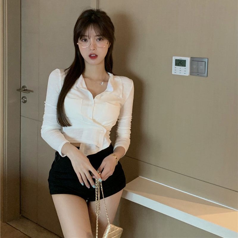 Áo thun COZOK tay dài dáng ôm thời trang cá tính cho nữ