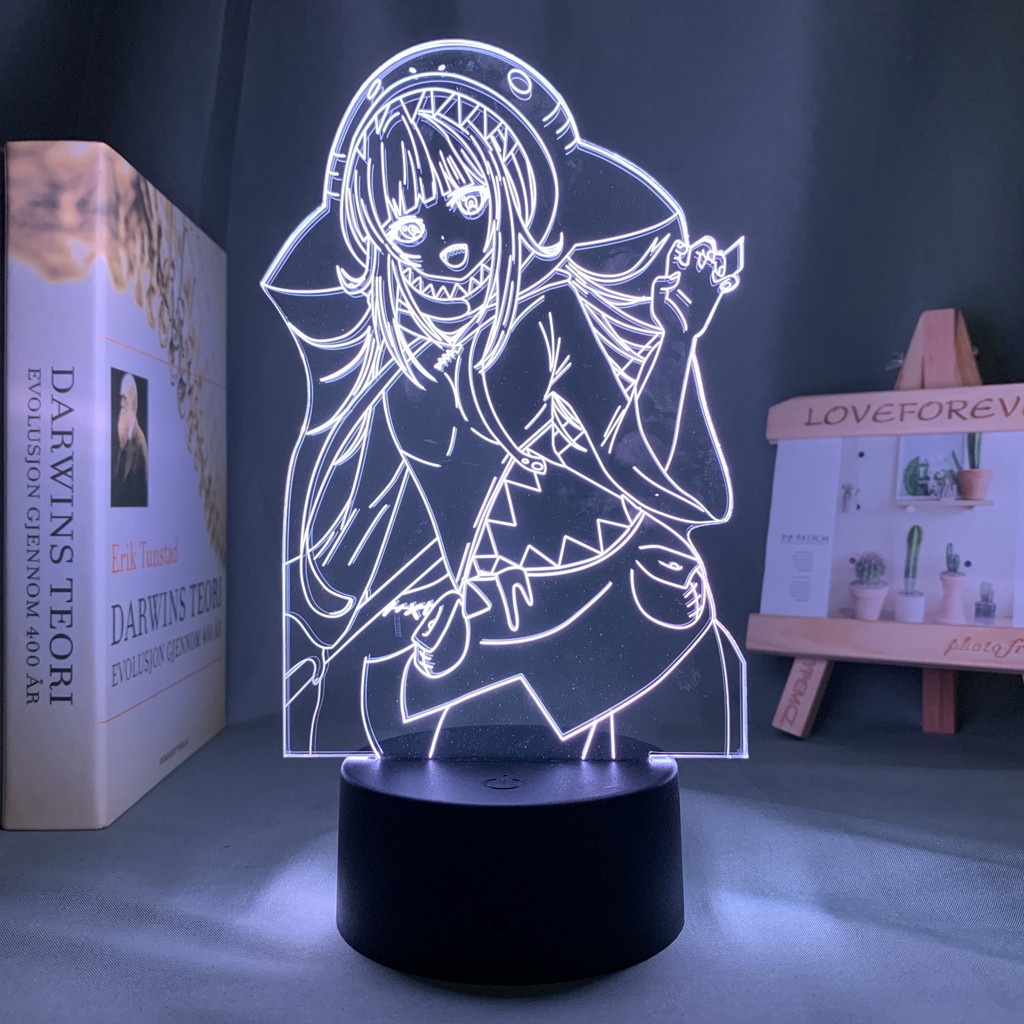 Đèn Led 3d Anime 16 Màu Tặng Kèm Postcard Tạo Hình Nhân Vật Trang Trí Phòng Ngủ Cực Đẹp