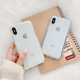 Ốp iphone viền màu chống sốc