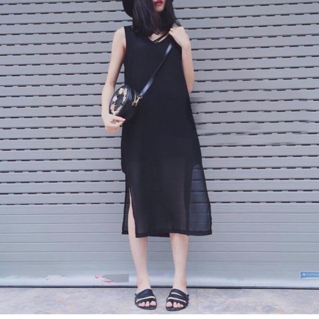 #MAXI #ĐAN #CHÉO #XẺ #TÀ