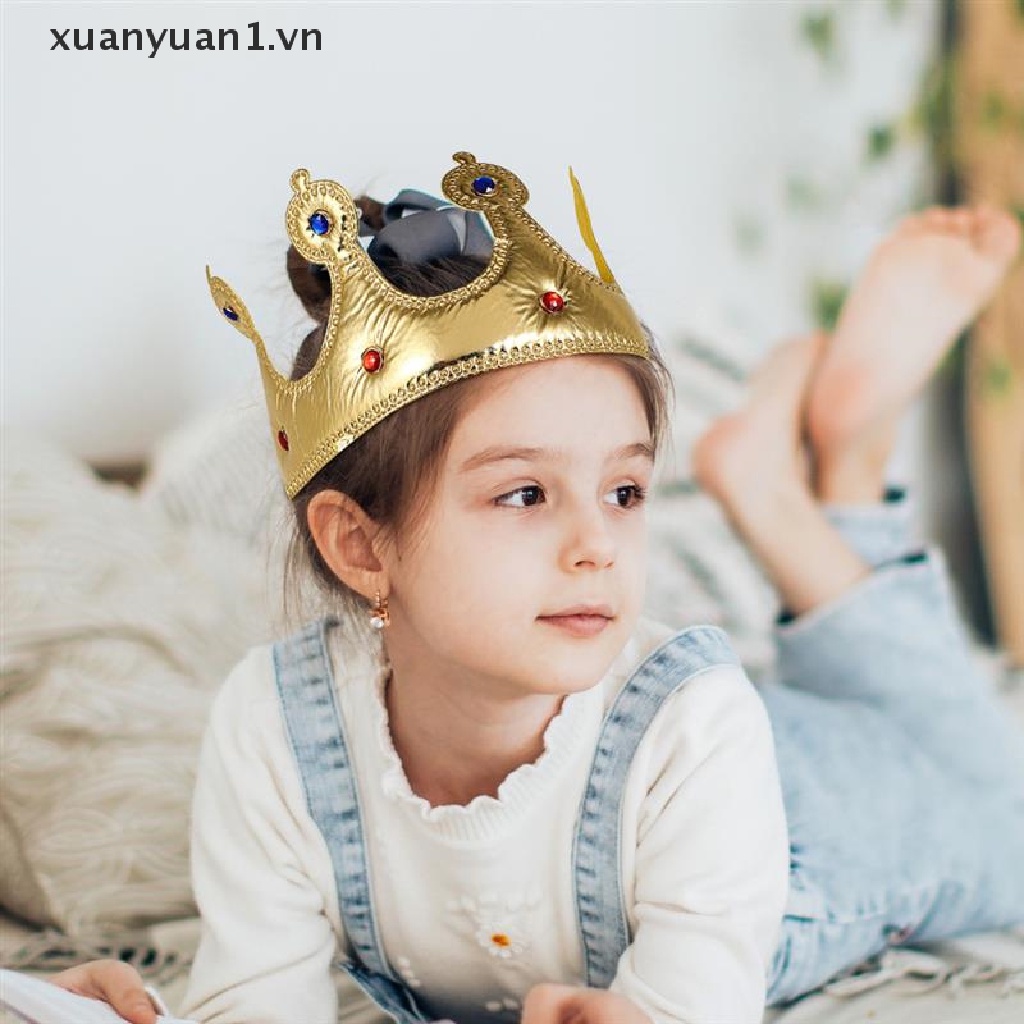 Nón Sinh Nhật Hình Vương Miện Dành Cho Trẻ Em Và Người Lớn